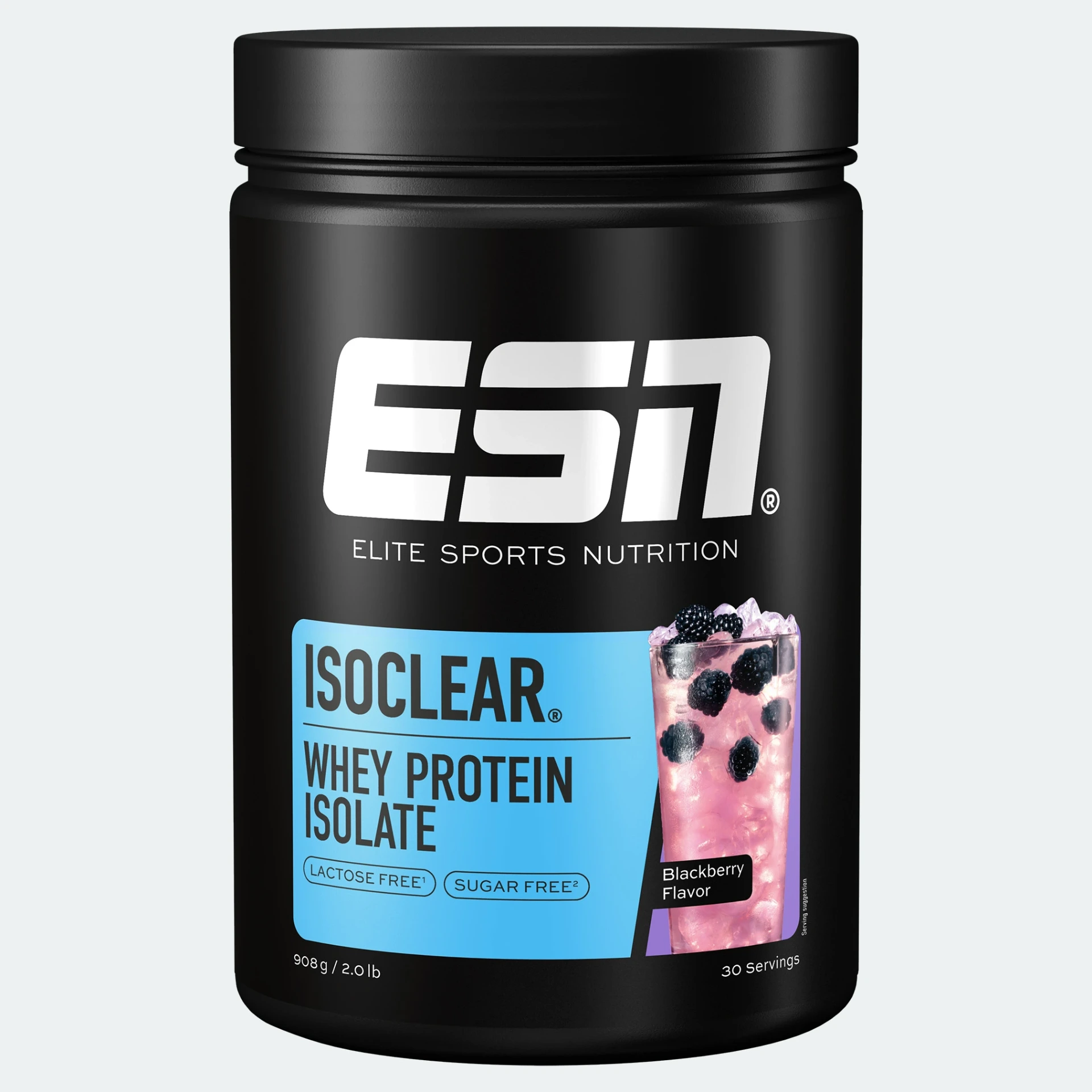 Isoclear Whey Protein Isolate (Blackberry, 908g (Dose))