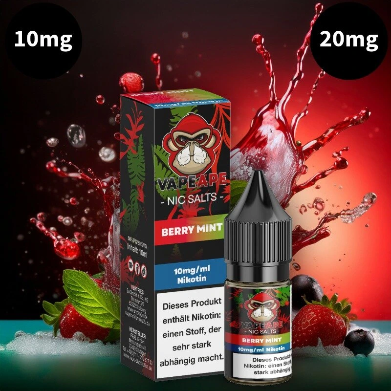 VapeApe Liquid | Berry Mint