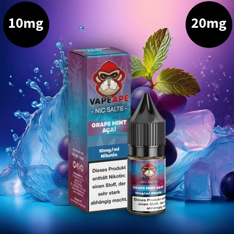 VapeApe Liquid | Mint Acai (10mg/ml)