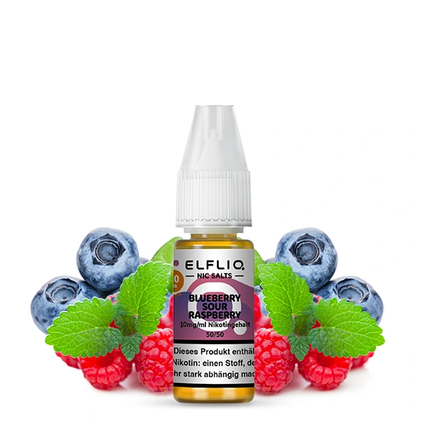ELFLIQ NicSalt Liquid |  Blueberry Sour Raspberry (10mg/ml)
