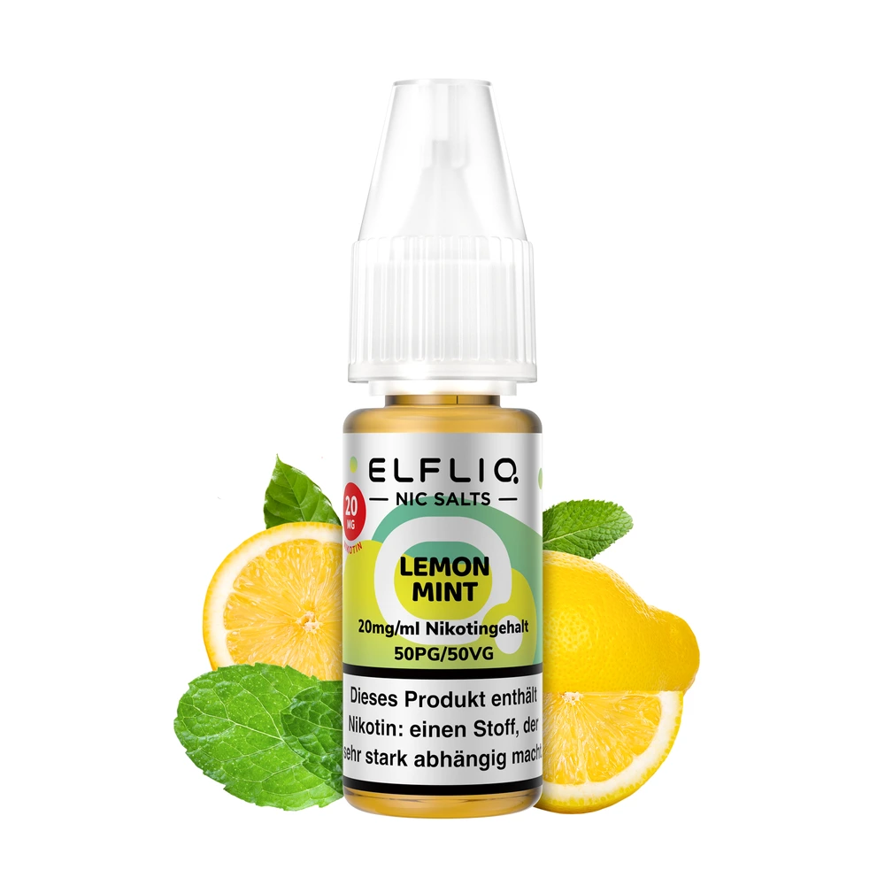ELFLIQ NicSalt Liquid |  Lemon Mint (10mg/ml)
