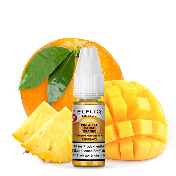 ELFLIQ NicSalt Liquid |  Pineapple Mango Orange (10mg/ml)